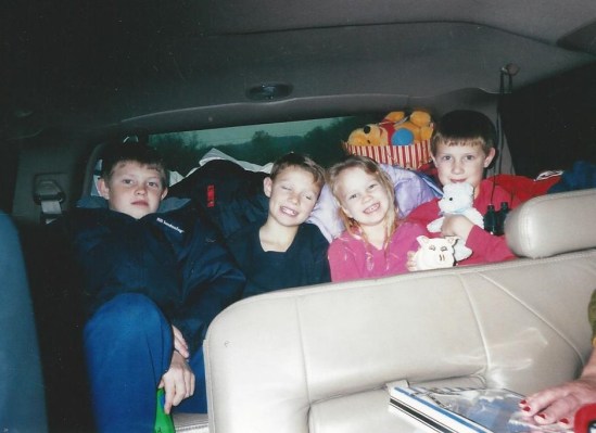 backseat of expedition